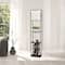 Elegant Designs™ 5ft. Black Organizer Storage Shelf and Wine Rack Floor Lamp